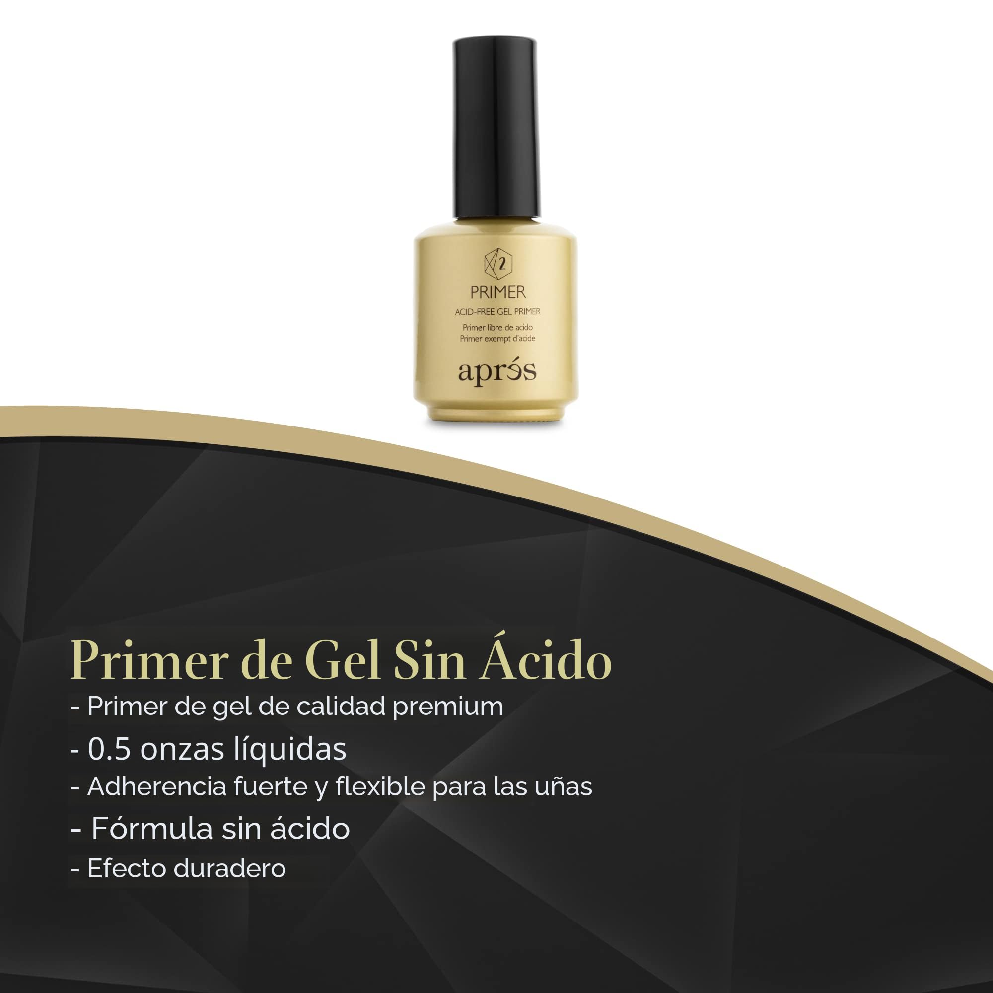 Amazon.com: APRÉS Gel-X - Kit profesional de uñas – Gold Bottle pH