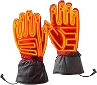 Vista 1 de Guantes Gerbing G4 calefactados de 12V para moto, de cuero, resistentes al agua, para hombre