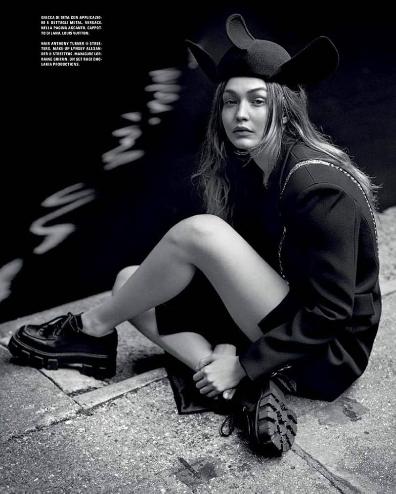 Amazon.com: Vogue Italia Magazine (July, 2019) Gigi Hadid Cover