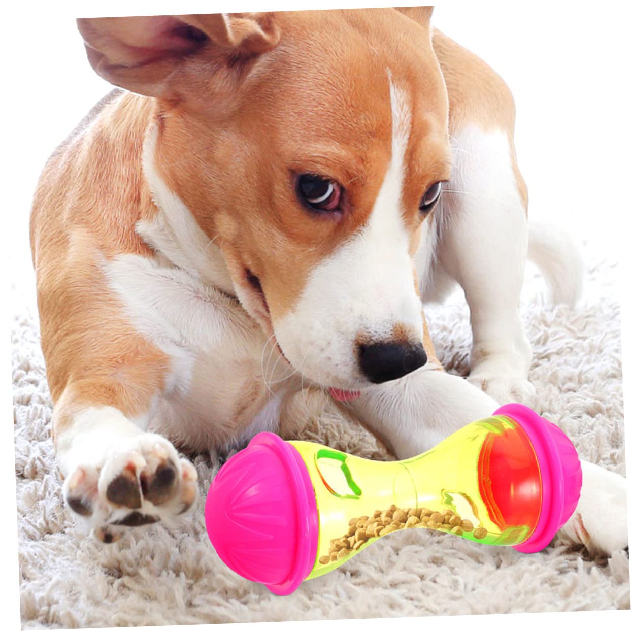 INOOMP 8pezzi Dispenser Di Snack Per Cani e Gatti Giocattolo Interattivo Per Cuccioli e Gattini Gioco e Sano Stimola Intelligenza e Gioco Autonomo