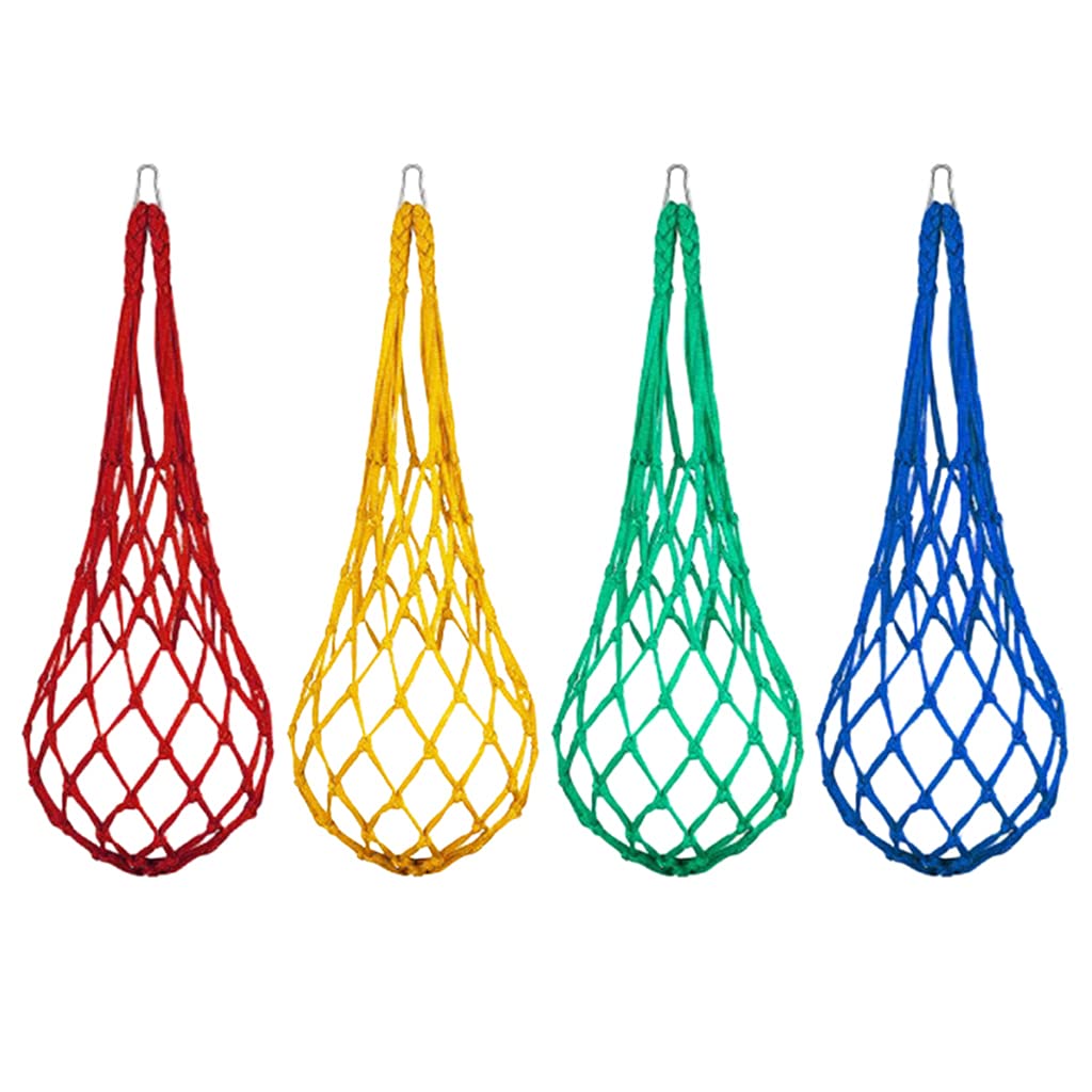 FRCOLOR 2 sacchetti per mangimi per erbivori, ganci per attrezzi, grucce per piante, alimentatori per pollo, pulcini, giocattoli, gallina, ricerca alimentare, allacciare corda