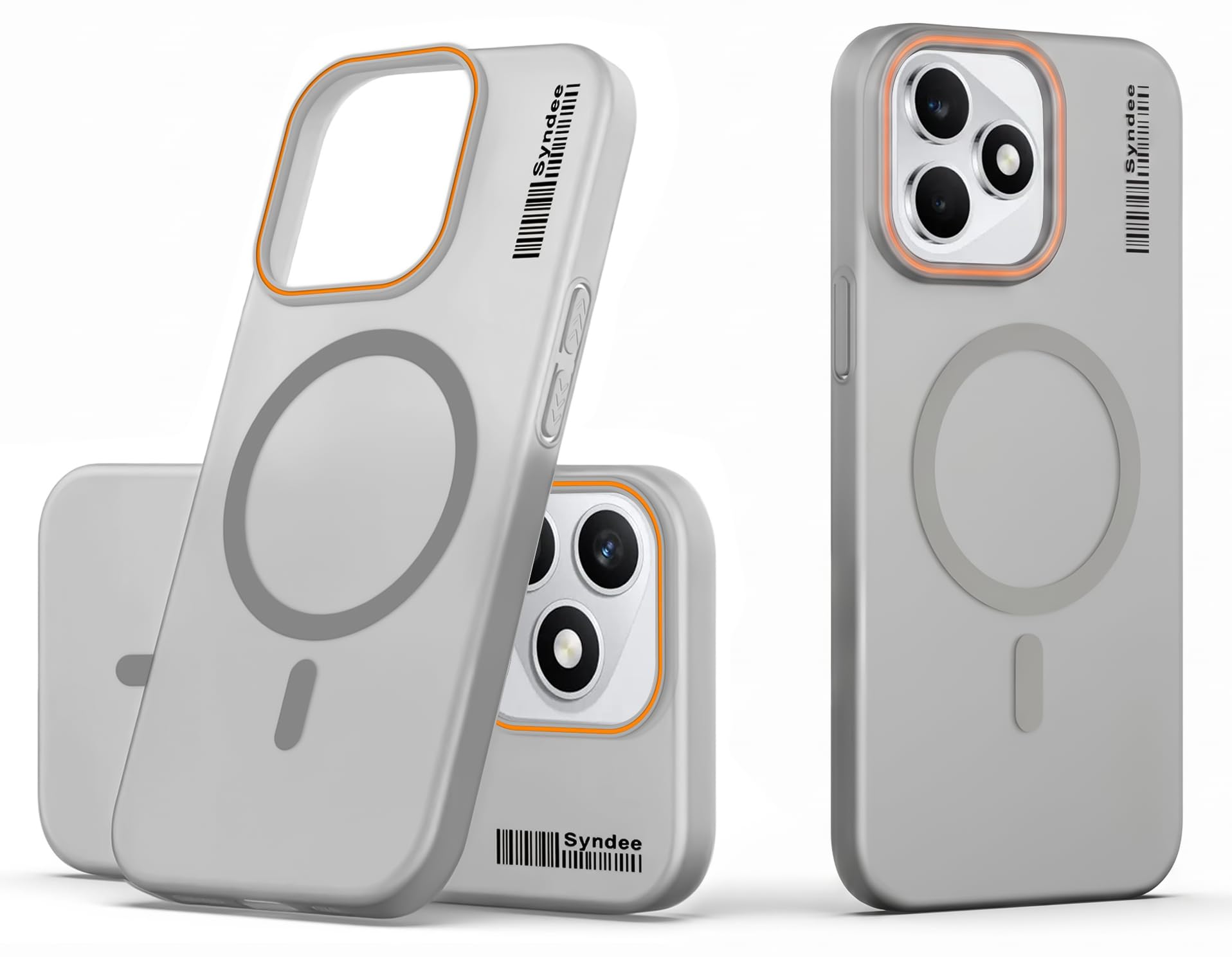 DL3 Mobilak Case Back Cover for Honor X8D, Sleek Frosted Translucent Back Only Compatible with Wireless Magnetic Accessories | Anti-Scratch Shockproof Phone Case
