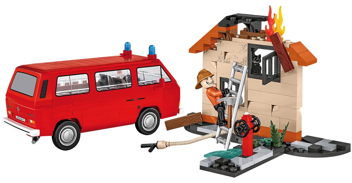 FIRE - VW T3 Feuerwehr, 135 mm x 60 mm x 70 mm