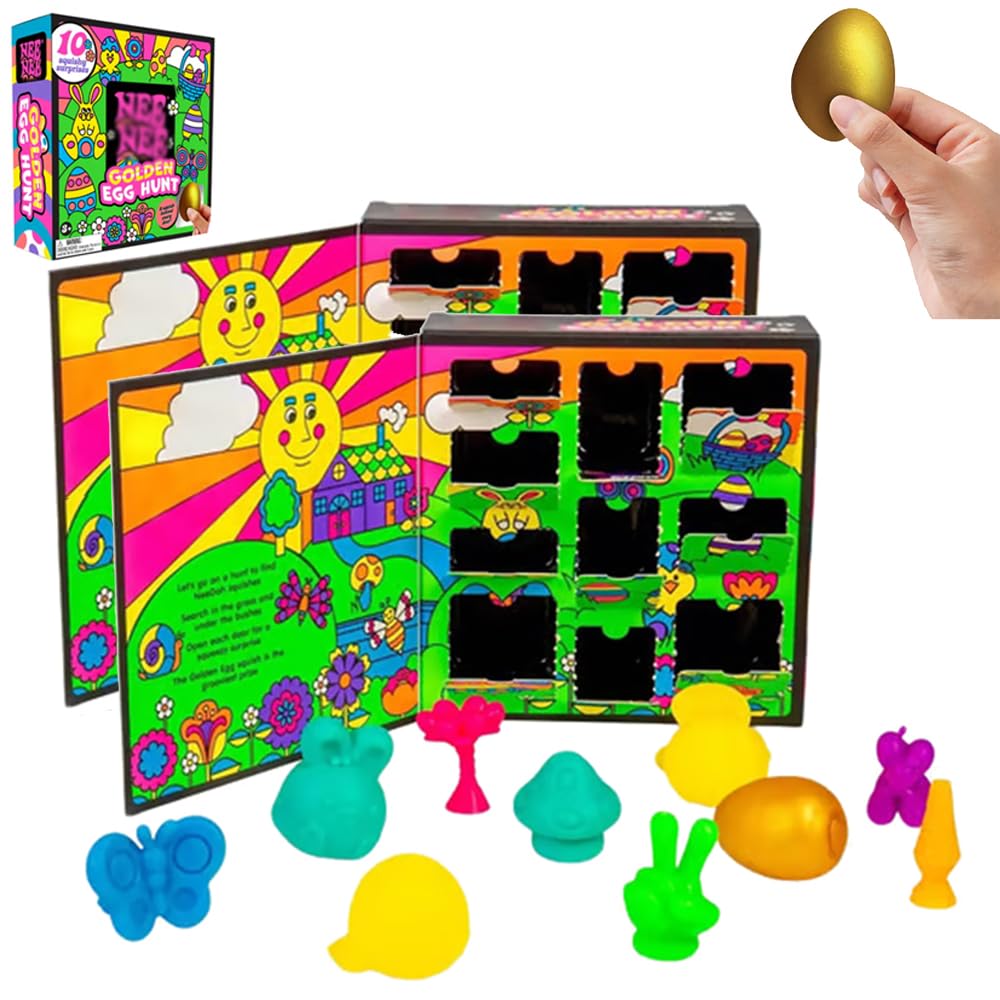 Easter Golden Egg Hunt Mystery 10-Pack, Easter Egg, Stress Relief Squishies, Classroom Party Favors (1PCS) — view 3