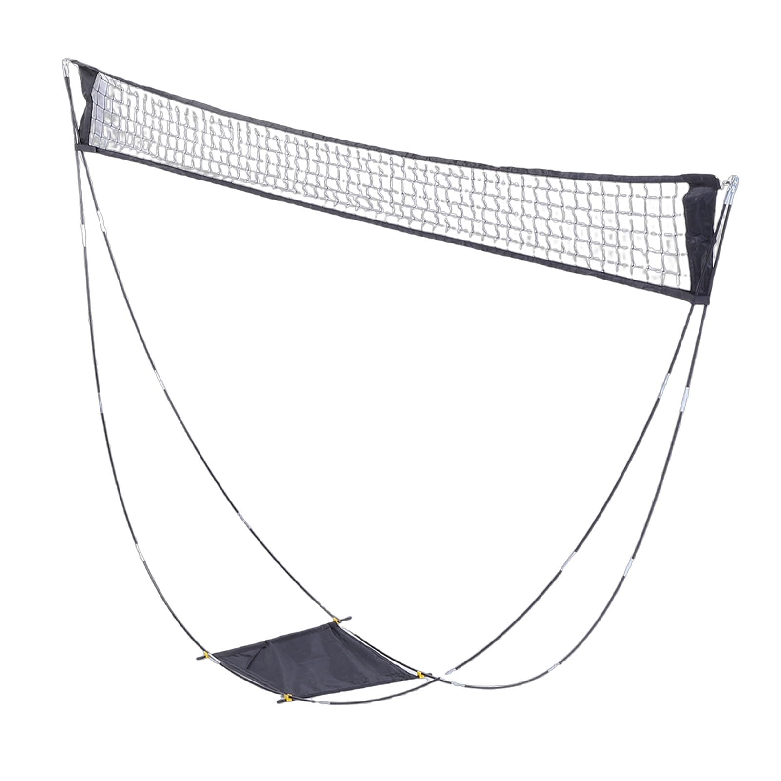 Generic Red de Entrenamiento de Bádminton Deportivo, Soporte Fuerte, Fácil Montaje para Uso Recreativo y Competitivo, Hierro de Poliéster Resistente a Desgarros
