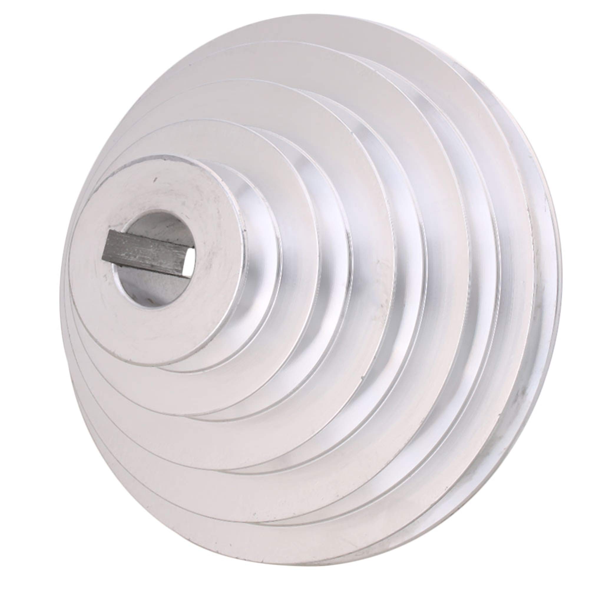 Poulie pour Courroie de Distribution Trapézoïdale Type A En Aluminium 5 Niveaux Diamètre Extérieur 54 mm à 150 mm Trou 24 mm Largeur 12,7 mm