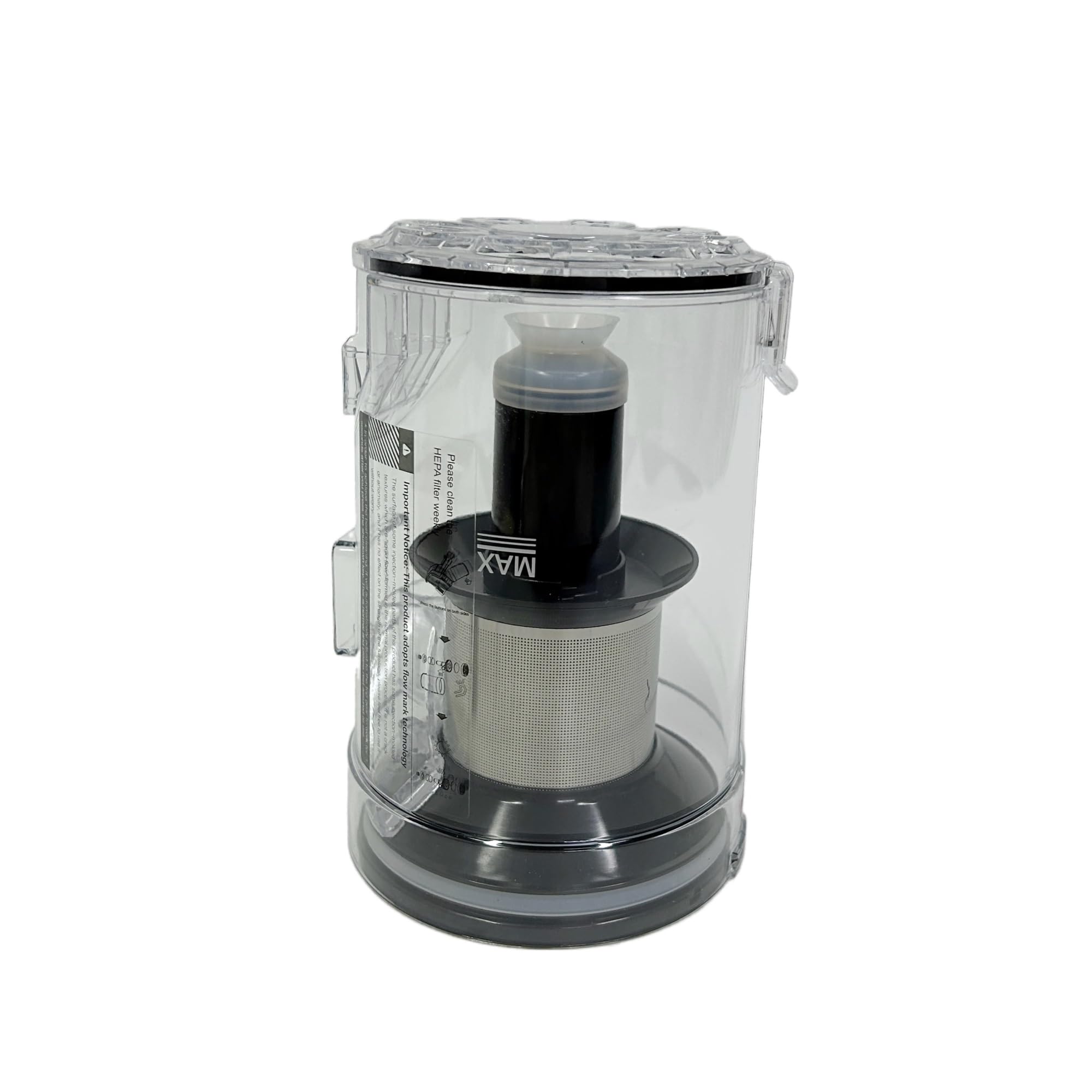 Kompatibel mit Proscenic, 0,65 l waschbarer Staubbecher