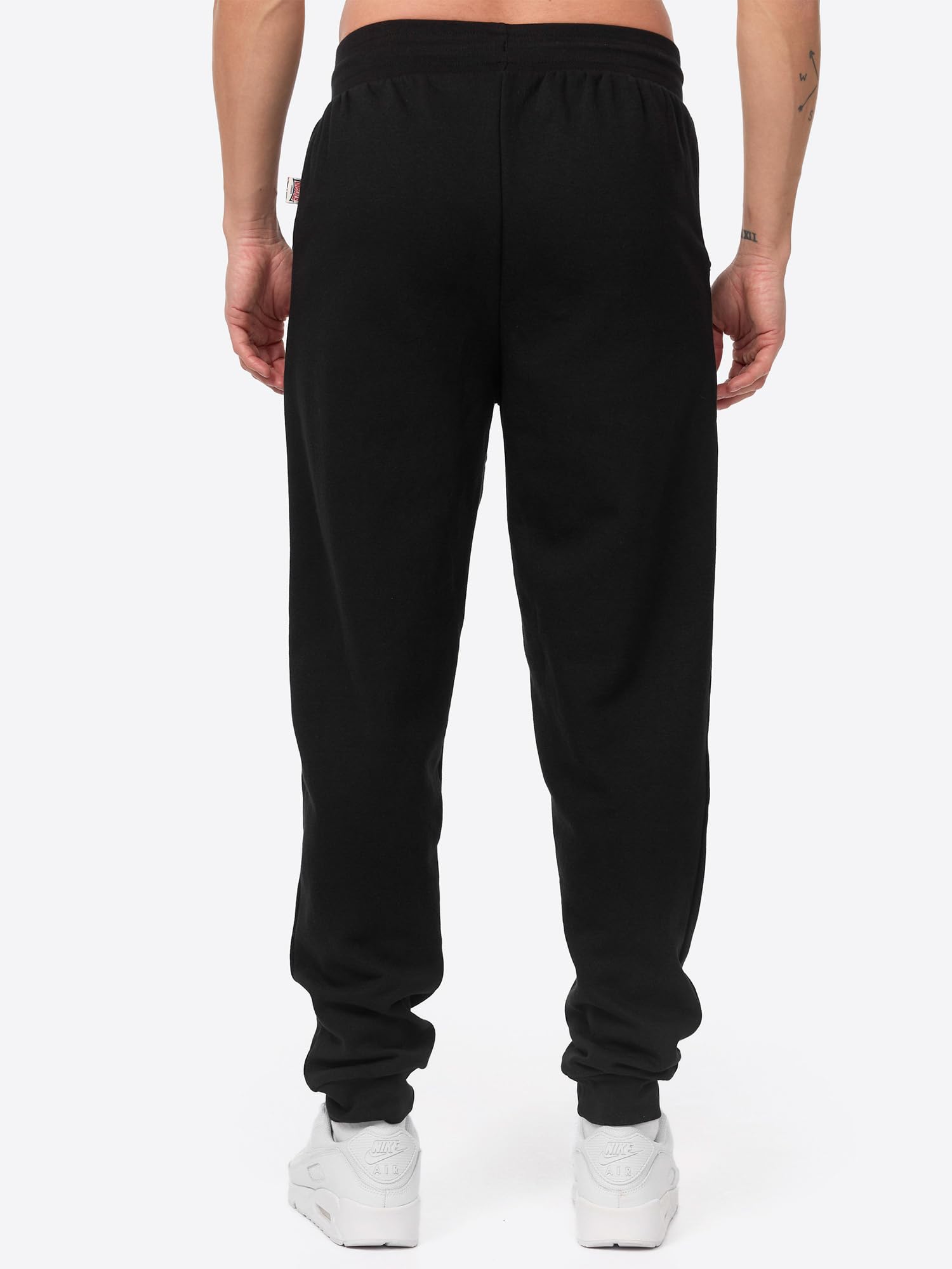 Lonsdale London Logo Large Homme Bas de survêtement Noir Confortable