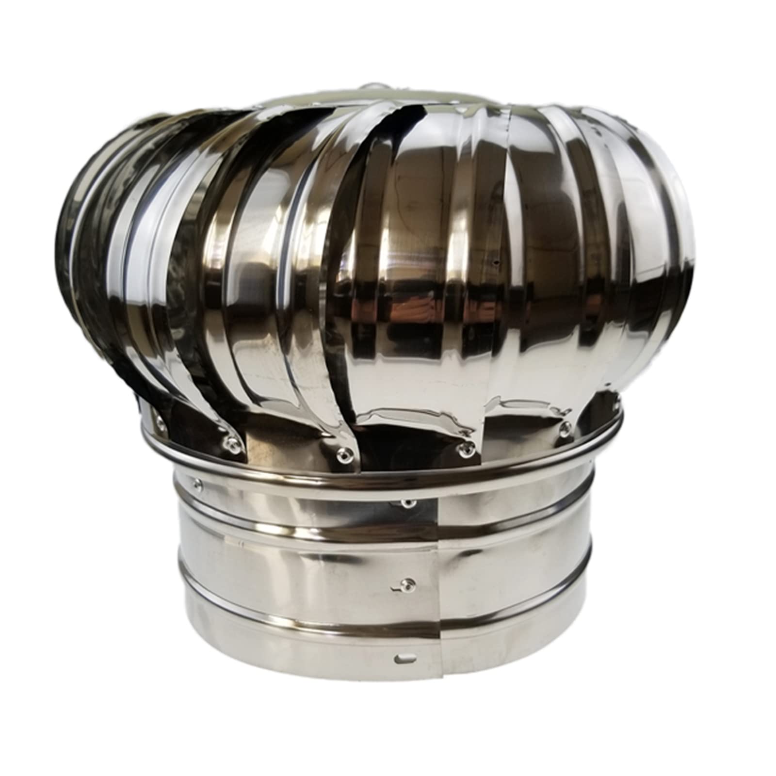 MYXJGNAIY Rotating Chimney Cowl Cap,Ventilation Chimney Cowl,Turbine Ventilator,Waterproof Turbine Ventilator Cover,for Chimneys and Exhaust Vents Chimney Pots,110mm