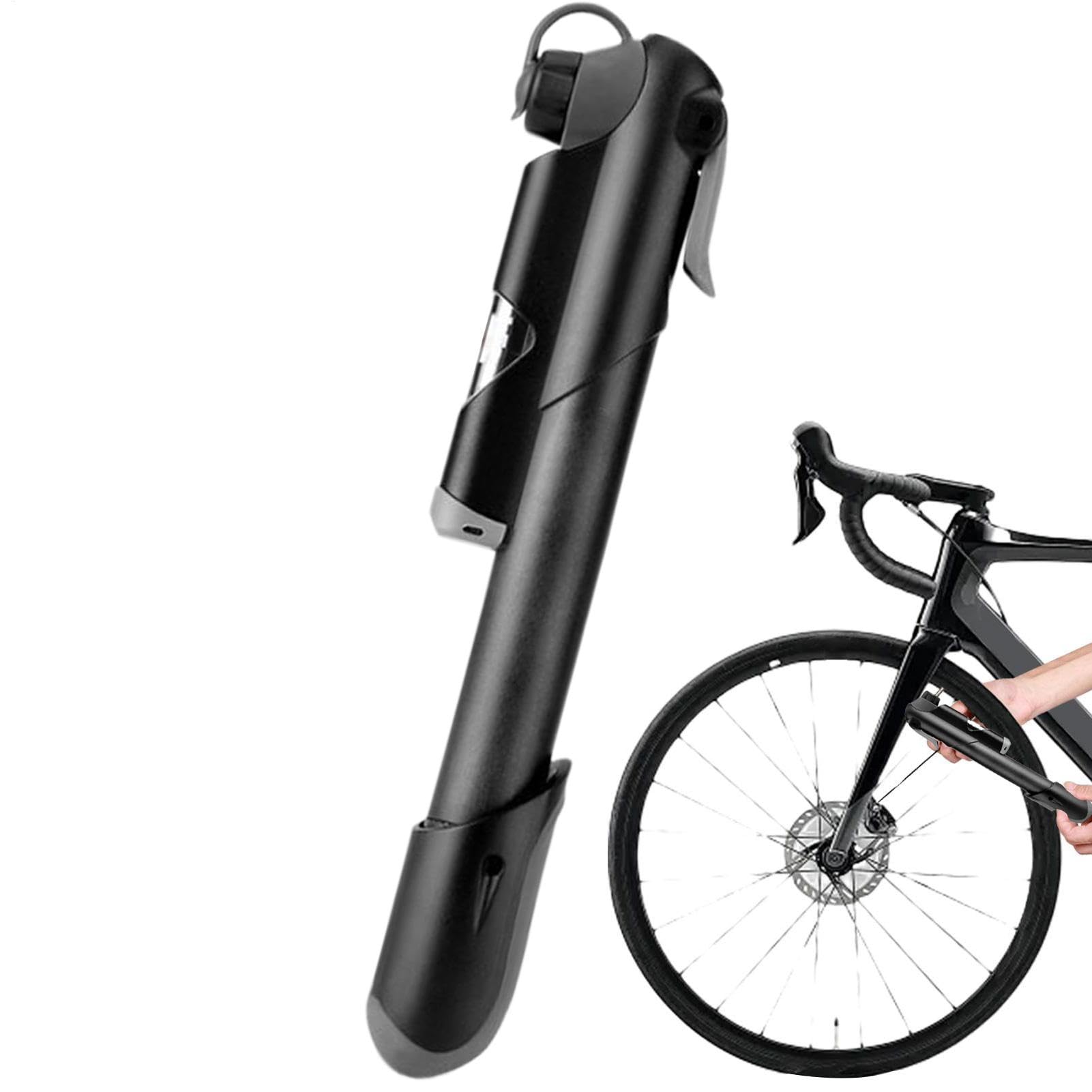 Bomba de neumáticos de bicicleta portátil para inflar cubiertas sin esfuerzo 8