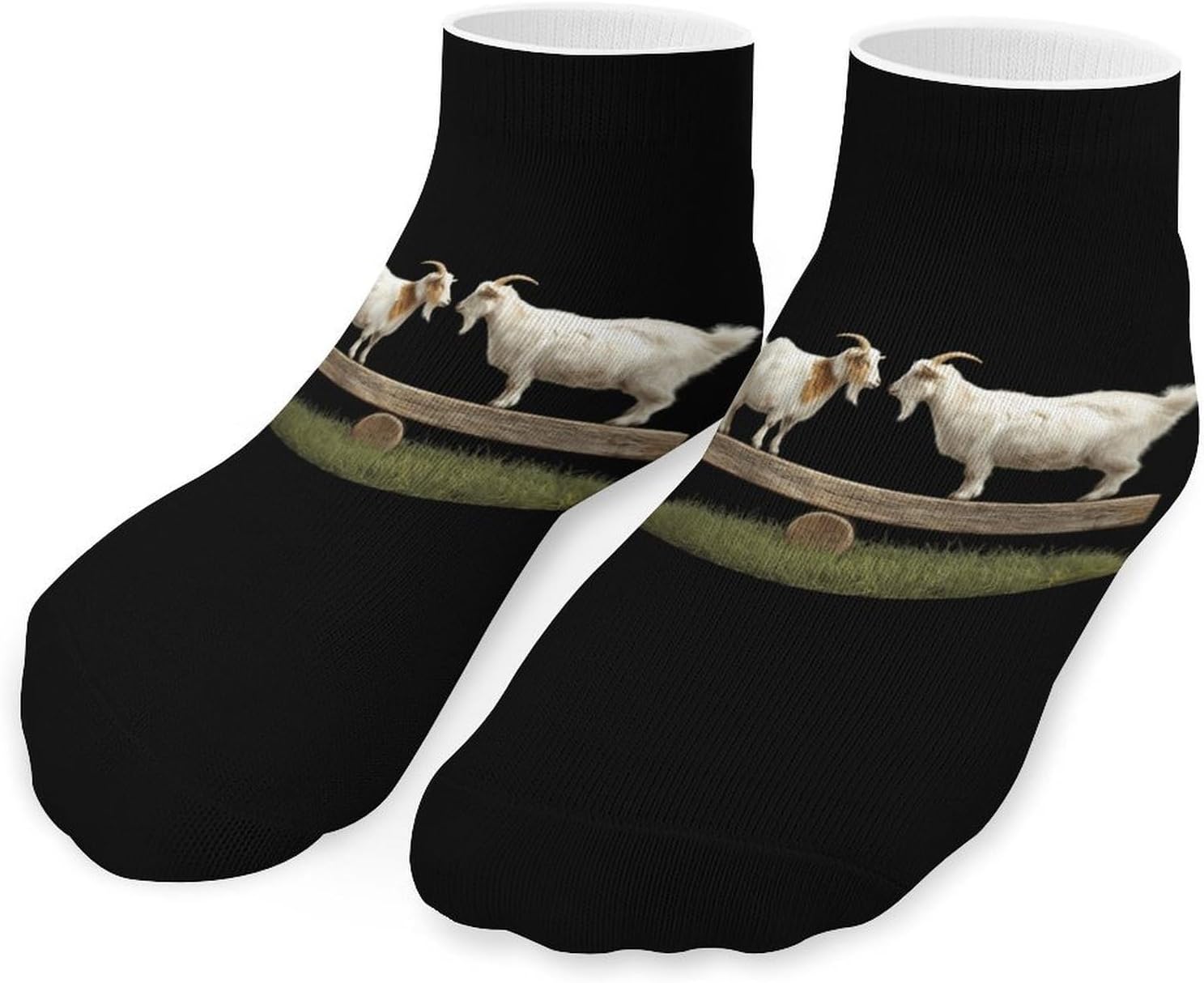 Goatses Bench Their Socks for Men Women 5 Pairs Ankle Socks