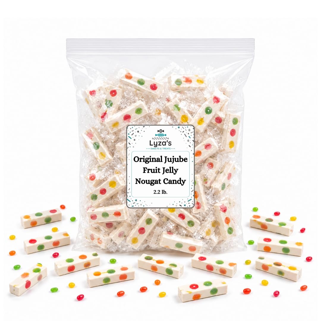 Amazon.com: 2.2 LB Italian Jujube Nougat Candies - Original - Soft