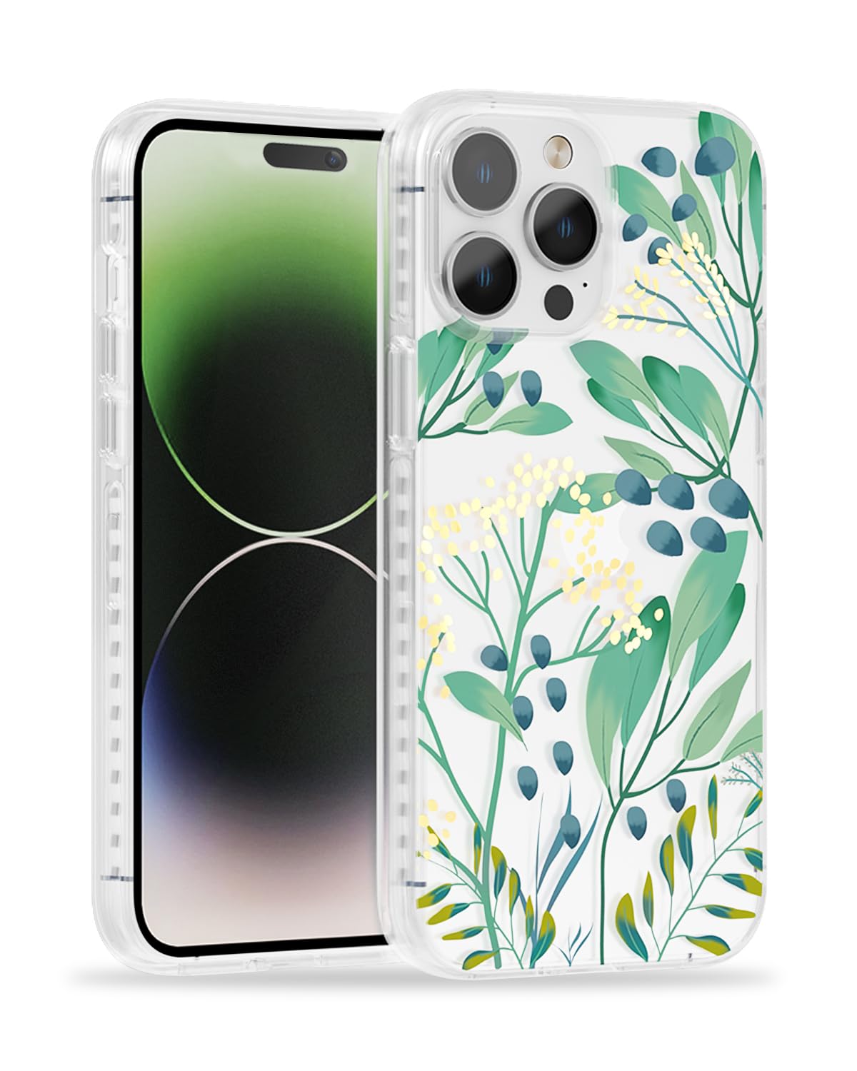 Coque iPhone 15 Pro Max transparente fleurie chic Scorpify - 8
