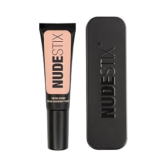 Nudestix Tinted Cover Liquid Foundation Lightweight, Buildable Coverage for a Natural Radiant Finish | Hydrating Formula with 18 Botanical Extracts | Clean, Vegan Makeup
