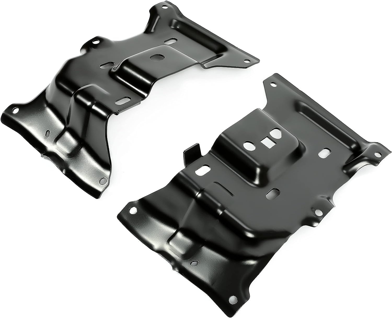 KUAFU Front Bumper Bracket Compatible with 2015-2020 Ford F150 F-150 Raptor Replacement for FL3Z17B985A FL3Z17B985B FO1066194 FL3Z17B984A FO1067194 Driver and Passenger Side Left & Right Side