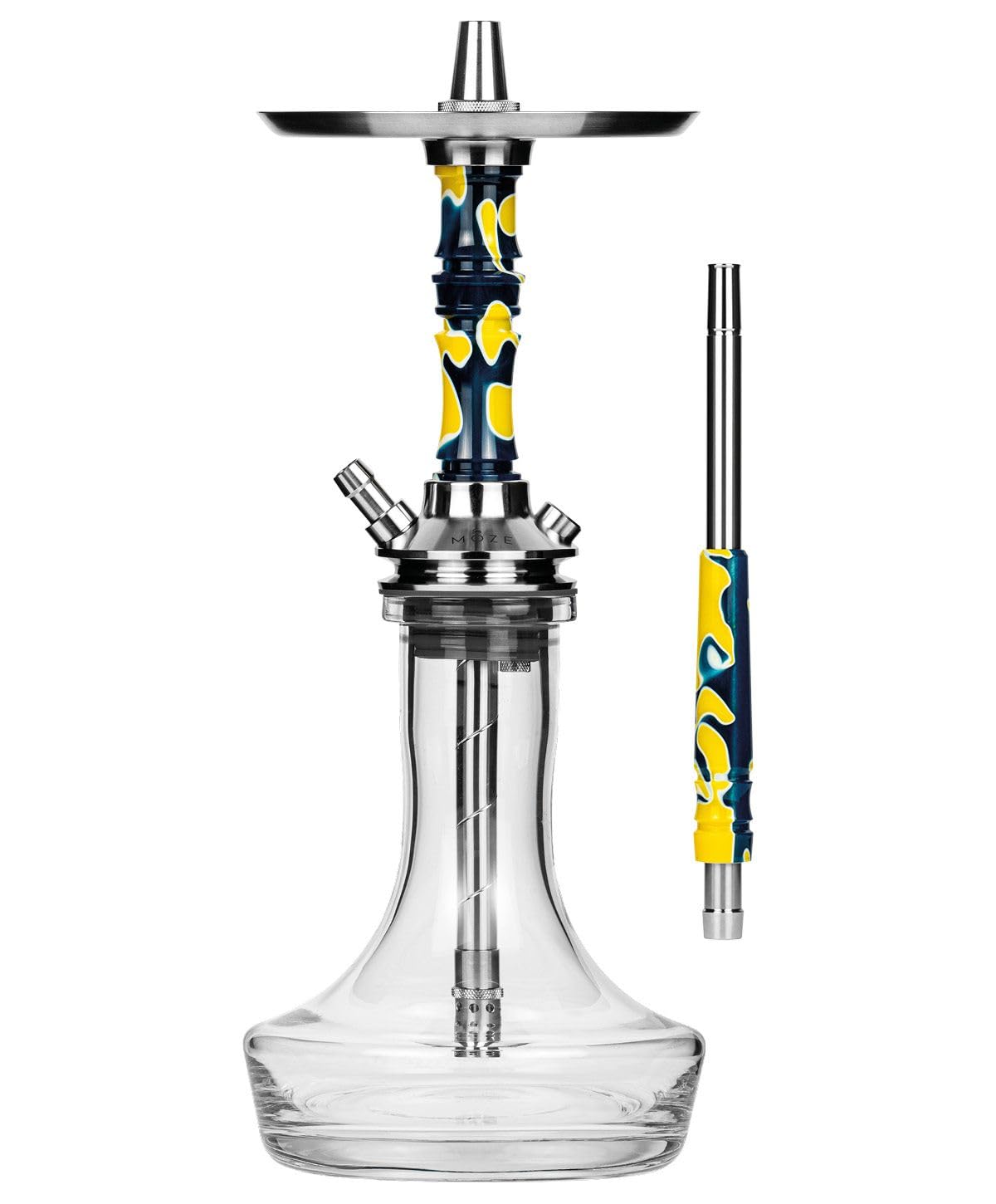 Moze Breeze Pro Hookah-Blue Yellow