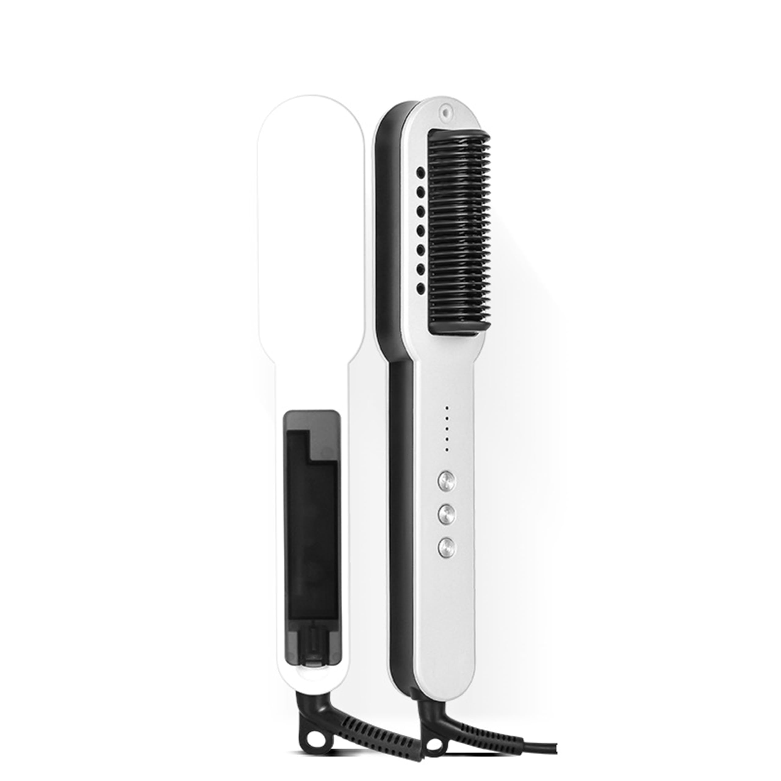 Cabello Vapor Alisador Peine de rizos Cuidado del cabello hidratante y antiencrespamiento 30S Calor rápido 3 niveles de control de temperatura con función de aromaterapia Elitzia ETKD890