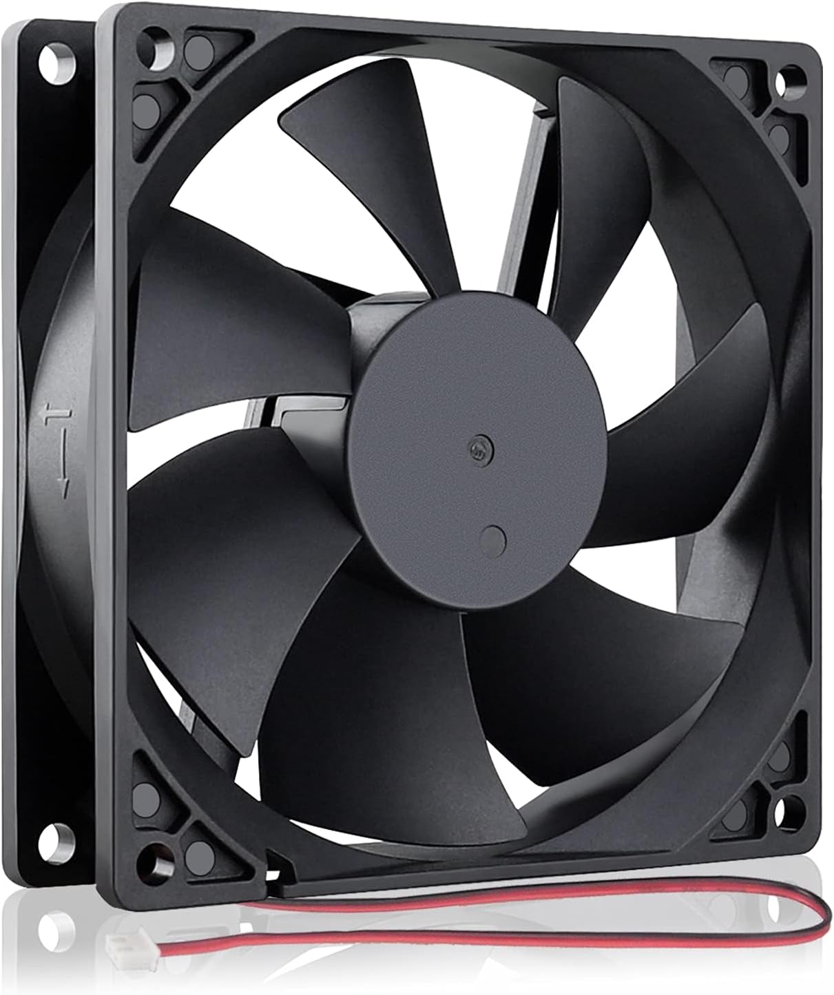 GDSTIME 92mm x 92mm x 25mm 3.6" Desktop Computer Cooling Fan, 12V Brushless DC, 2000 RPM, 43.4 CFM, 27.3 dBA, 40000h Life