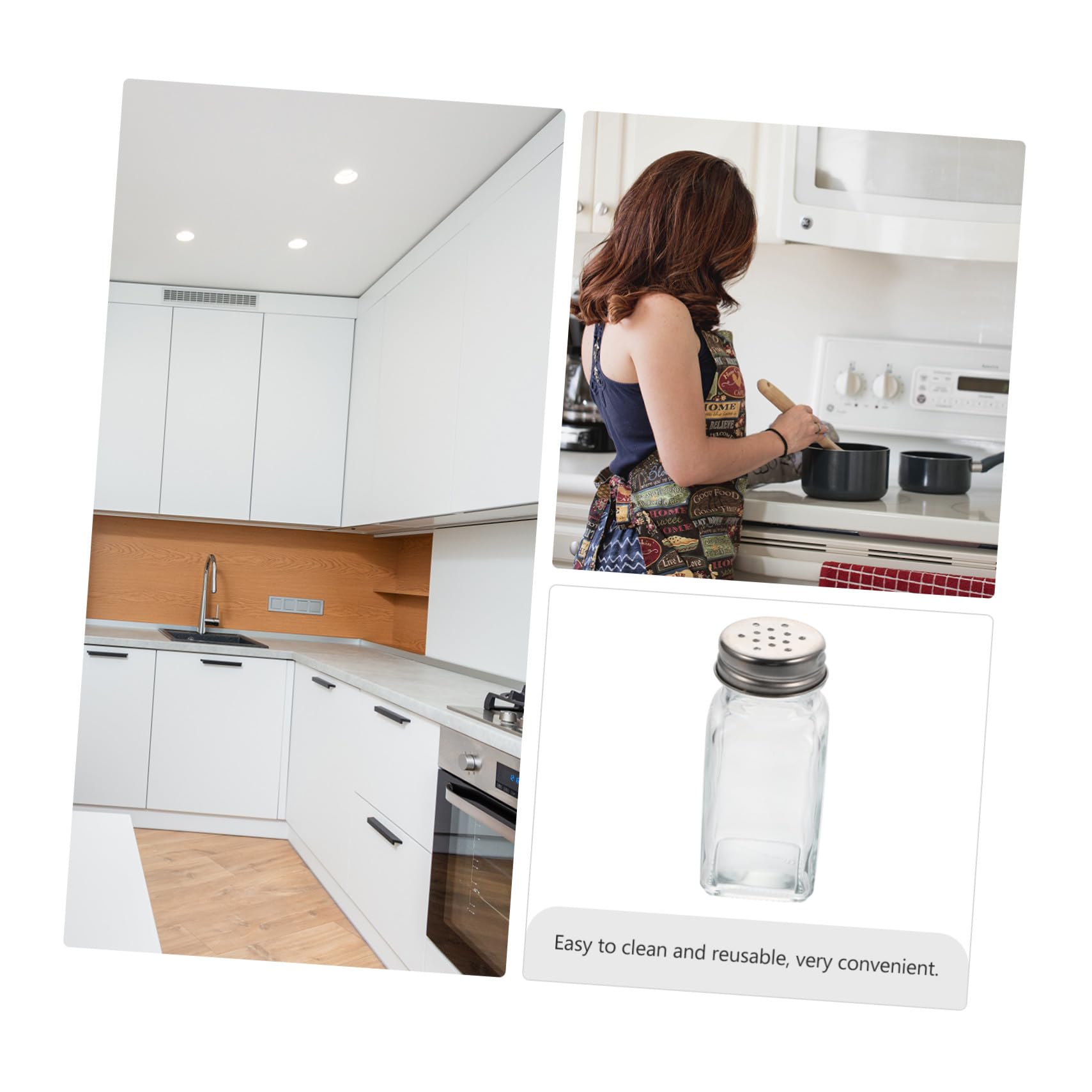 TOYANDONA 10 Stück Glas Gewürzflaschen mit Multifunktionaler Nutzung und Kleinem Design Konische Küchen Glasflaschen für Gewürze und Salz im Haushalt