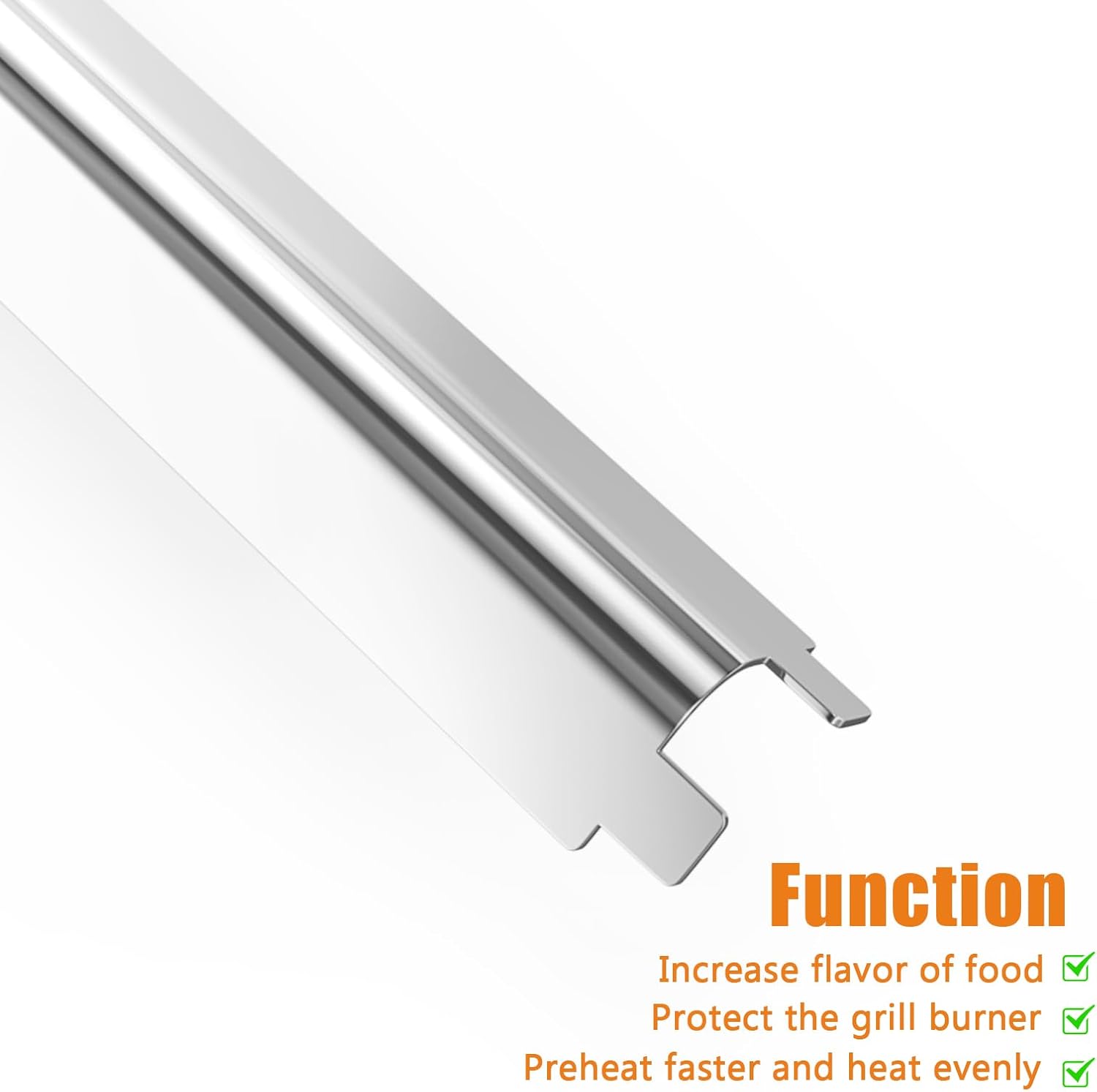 Hisencn Grill Parts for Charbroil Performance 463365021 463365522 463366022, 4 Burner 463353521,463353021, 463352521 Gas Grill, 15.5“ Heat Plate & 17 Inch Grill Grids Kit for Char-Broil