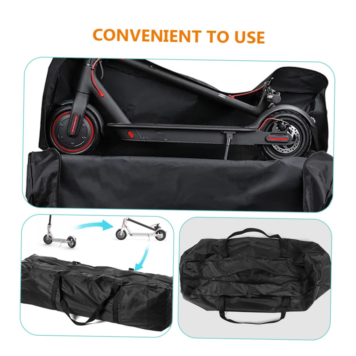 Happyyami Electric Skateboard Bag Snowboard Sling Bag Lightweight and Waterproof Scooter Storage Solution