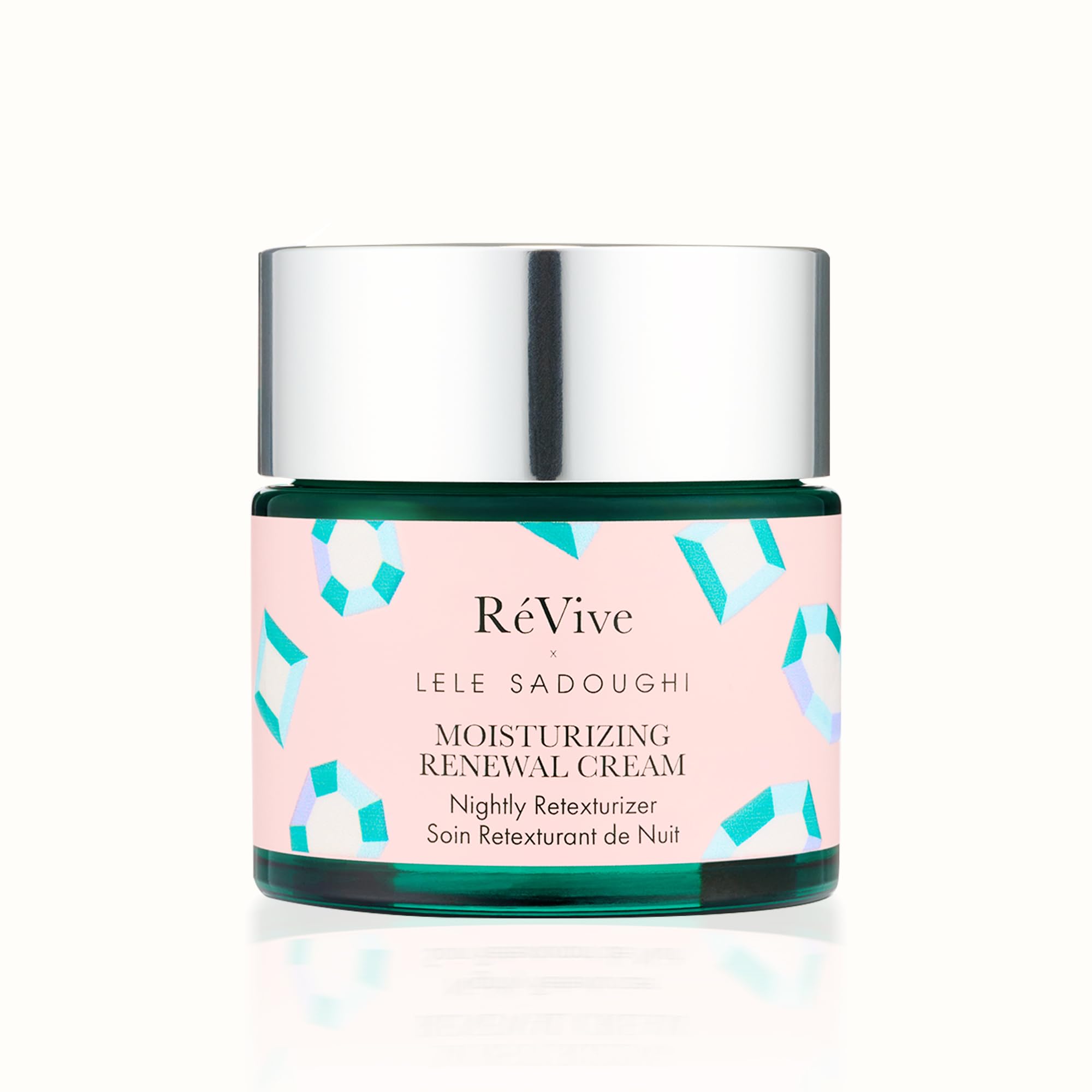 RéVive X Lele Sadoughi Renewal Night Cream ArtJar - Anti Aging Face Cream for Gentle Exfoliation & Skin Renewal - Enriched with Glycolic Acid to Help Visibly Improve Skin Texture (2.5oz)