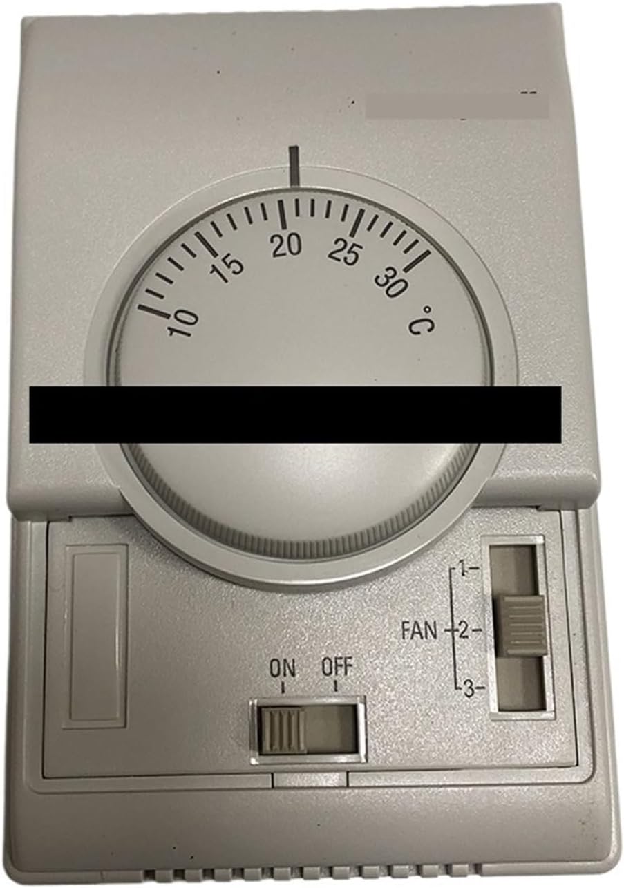 NENEN Central Air Conditioning Single Cooling Thermostat T6373AC1108 Mechanical Fan Coil Thermostat