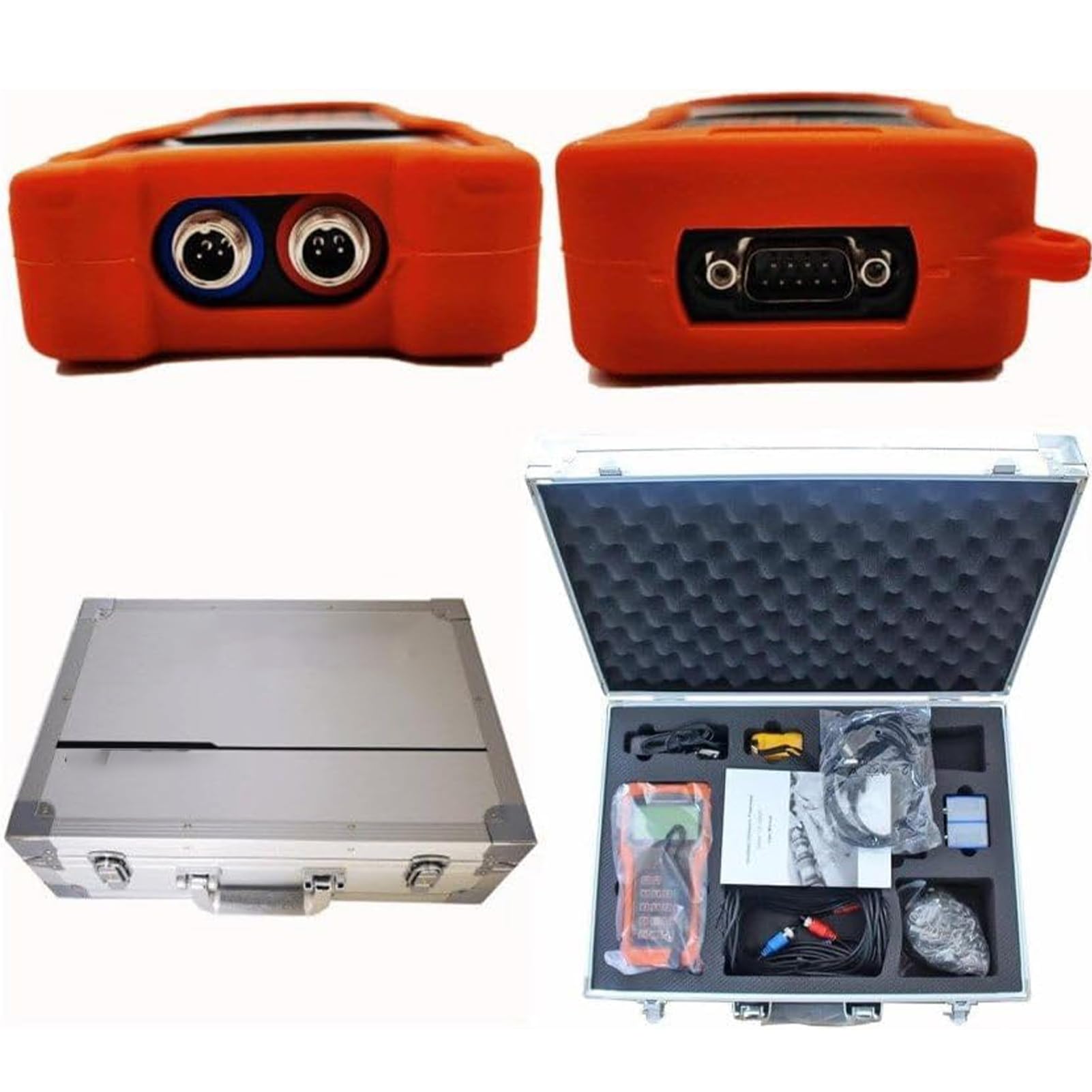 Medidor De Flujo UltrasóNico PortáTil, TUF-2000H, PrecisióN ±1% con Registrador De Datos, Medidor De Flujo De Agua LíQuida, Transductor EstáNdar, Rango De MedicióN DN15MM-100MM