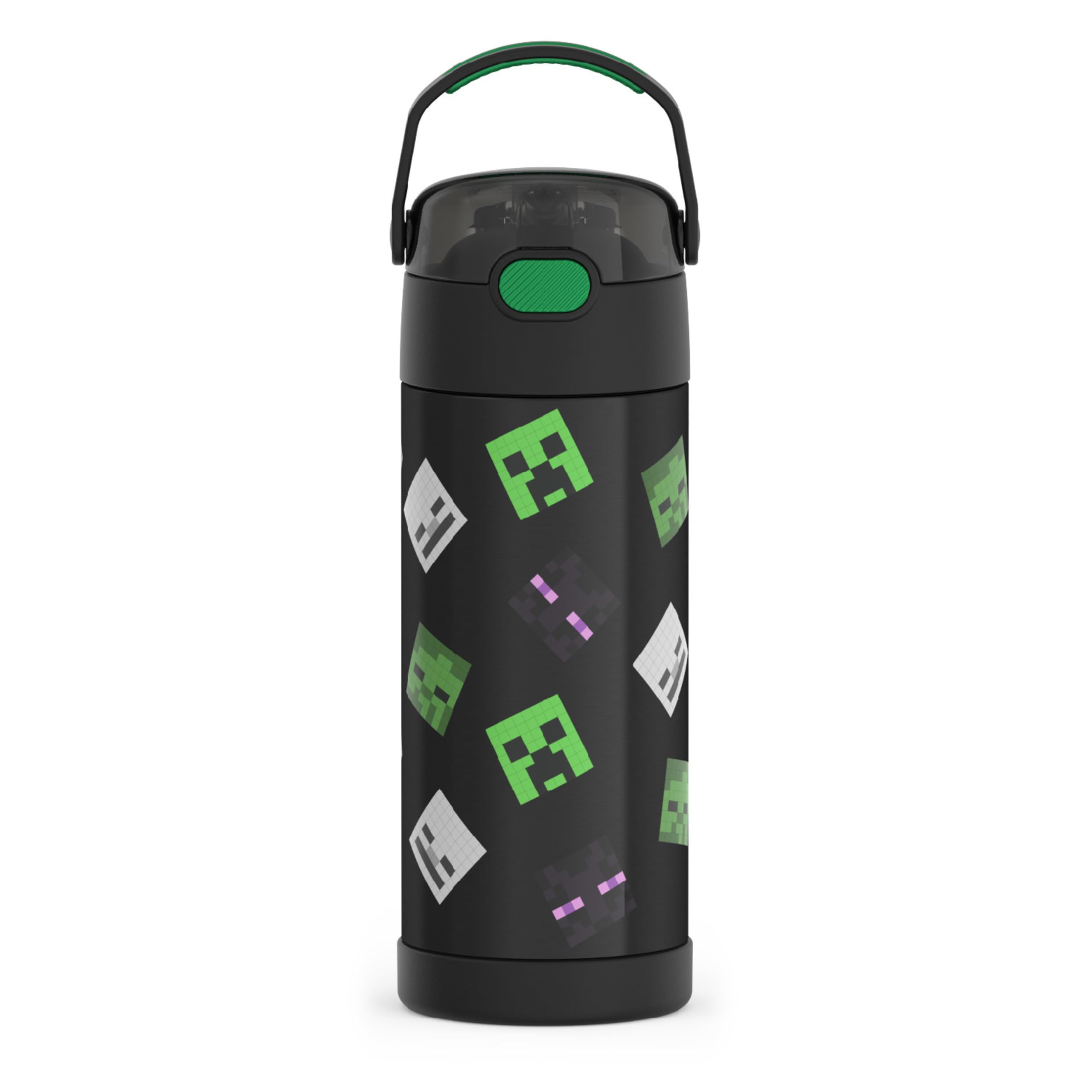 THERMOS 410mL Stainless Steel Licensed FUNtainer® Bottle, Minecraft, 14 oz