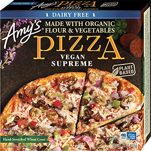 Amy's Pizza Supreme Vegan, 14 Oz