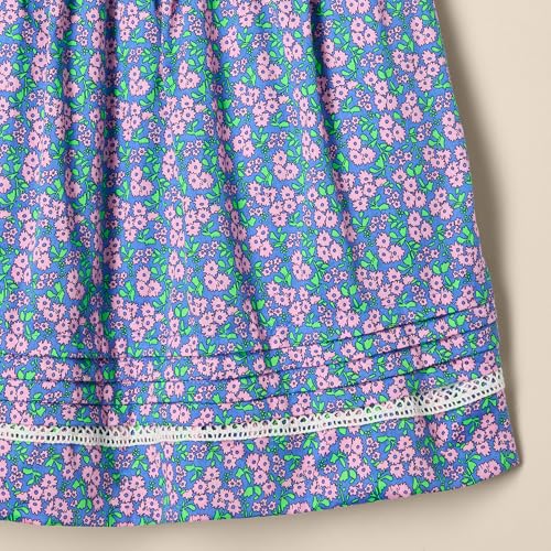 Amazon Essentials Girls and Toddlers' 100% Cotton Puff-Sleeve Fit & Flare Dress4