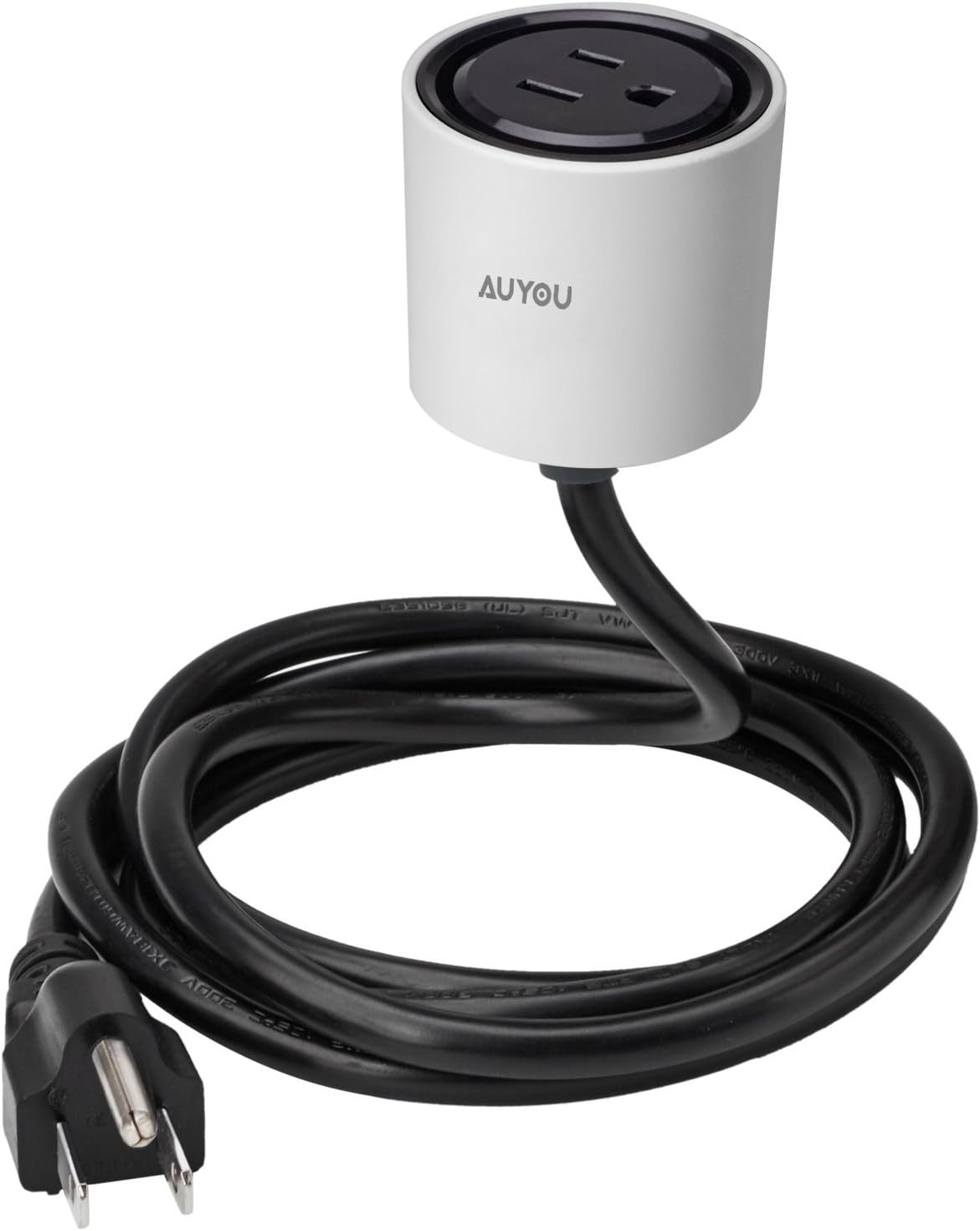 Flexible Extended Socket Unidirectional Outlet Tape Power Sockets 6.56ft Long Protective Cord Cable. Skillfull for Outlets Charger Behind Things and Hard to Reach