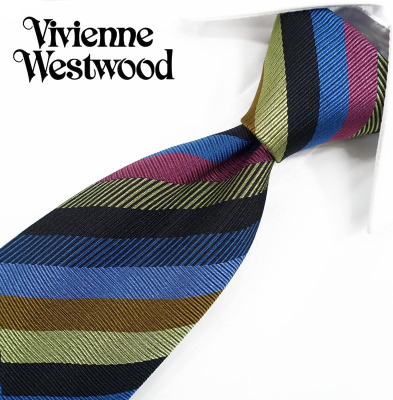 良品✨】 ヴィヴィアンウエストウッド ネクタイ 総柄 オーブ柄 金 赤