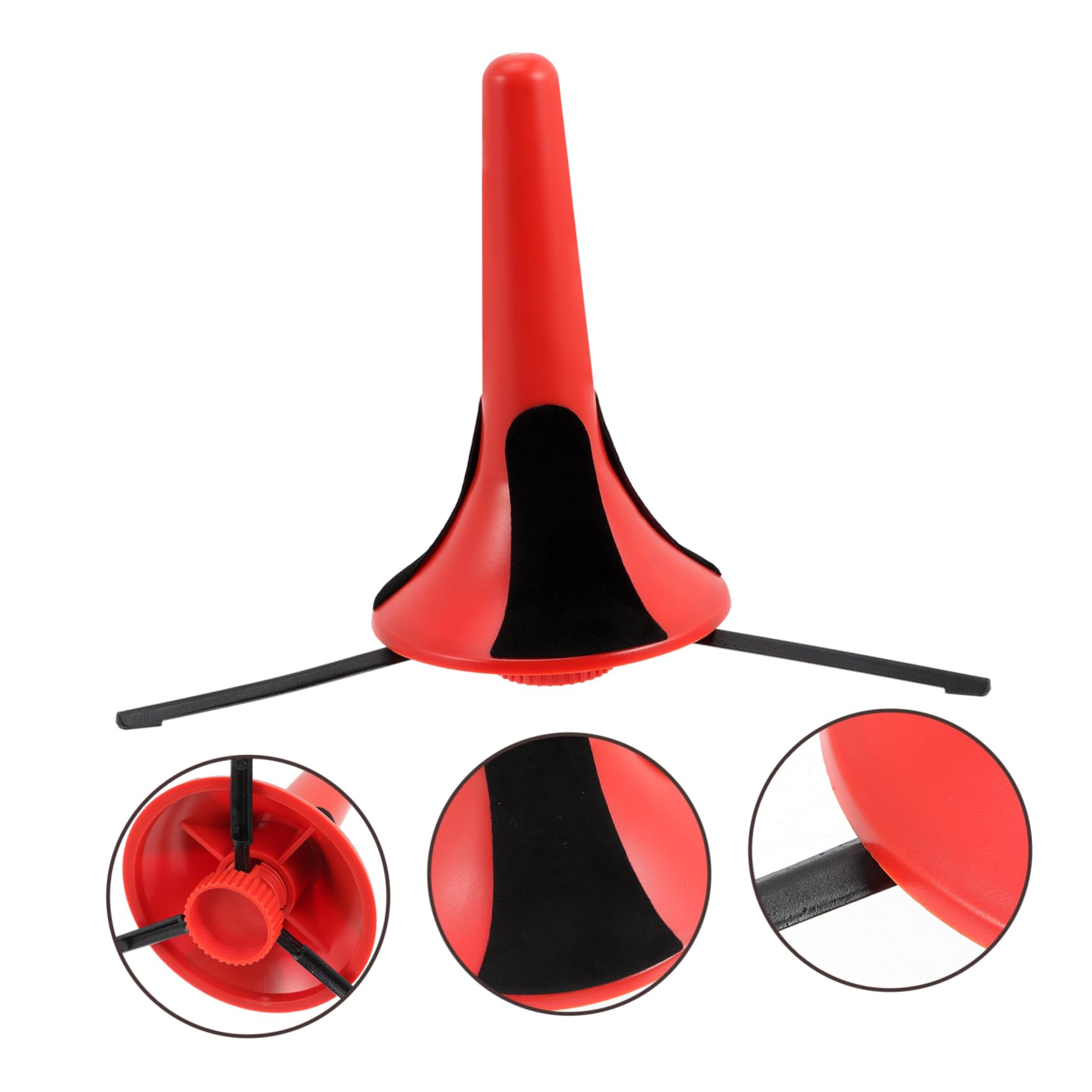 Toyvian 3pezzi Supporto Portatile Per Clarinetto Con Design Tre Piedi Stabile e Rimovibile Per Strumenti Fiato