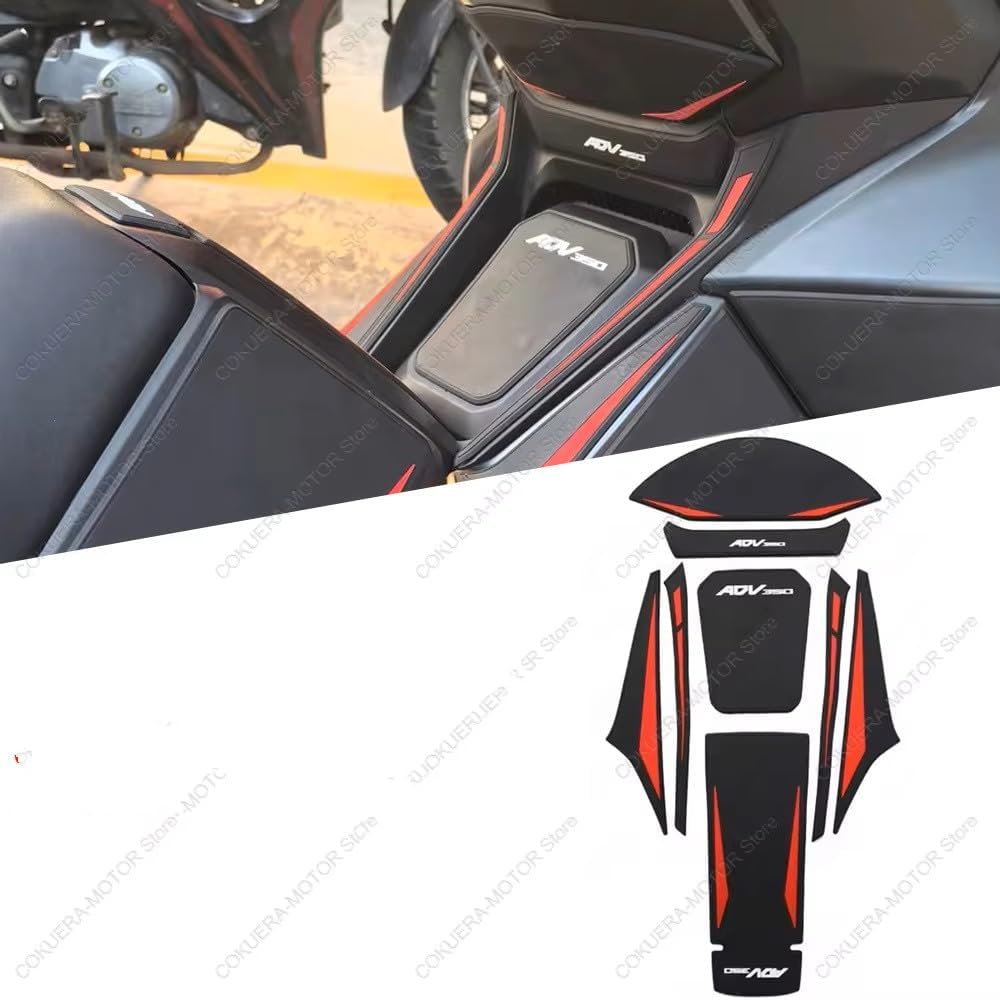 for adv350 2025のための防水燃料タンクサイドトラクションパッドのためのオートバイのガスタンクプロテクター