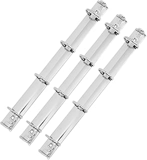 KALLORY 3 Pçs A4 Fichário De Folhas Soltas Fichário De Metal Fichário Encadernação Pentes De Coluna Notebook Fichário Segmentado Mecanismo De Papel Fichários Espinhas Pente Fichário