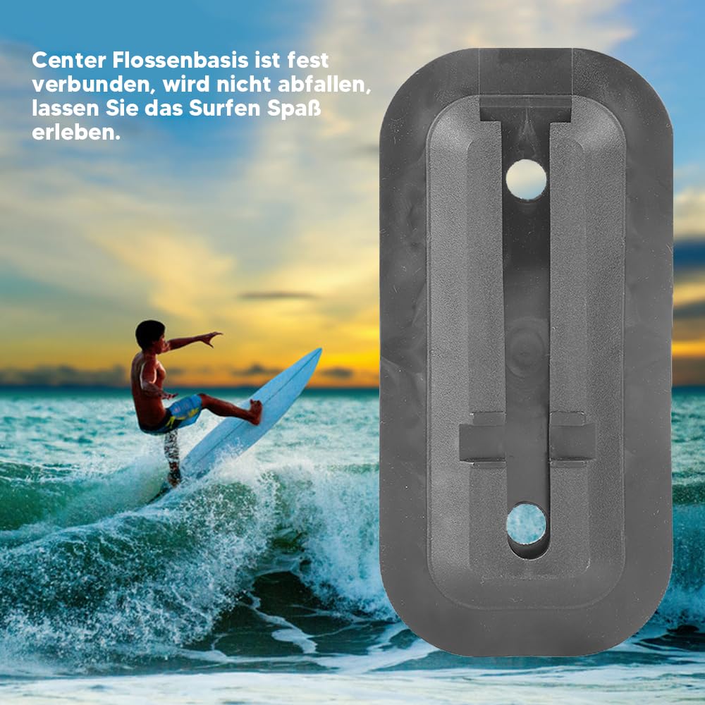 Center Fin Base Für Surfboard – Fish Central Fin Halterung, Steckertyp, Schwarz, Für Kajak & Kanu