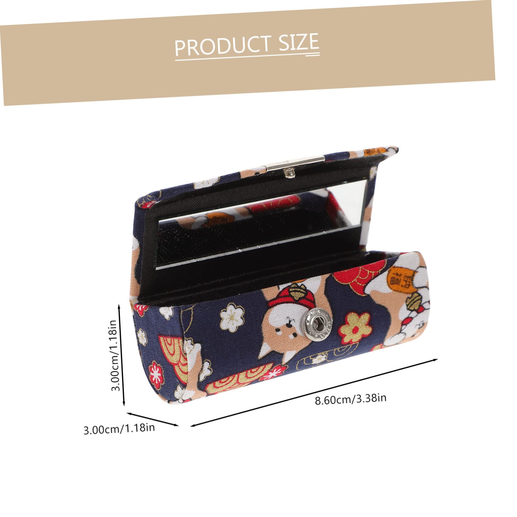 MAGICLULU 4 Pz scatola del rossetto organizzatore di rossetti custodia per rossetto porta regalini natale borse arredamento d'epoca squisito porta porta tascabile