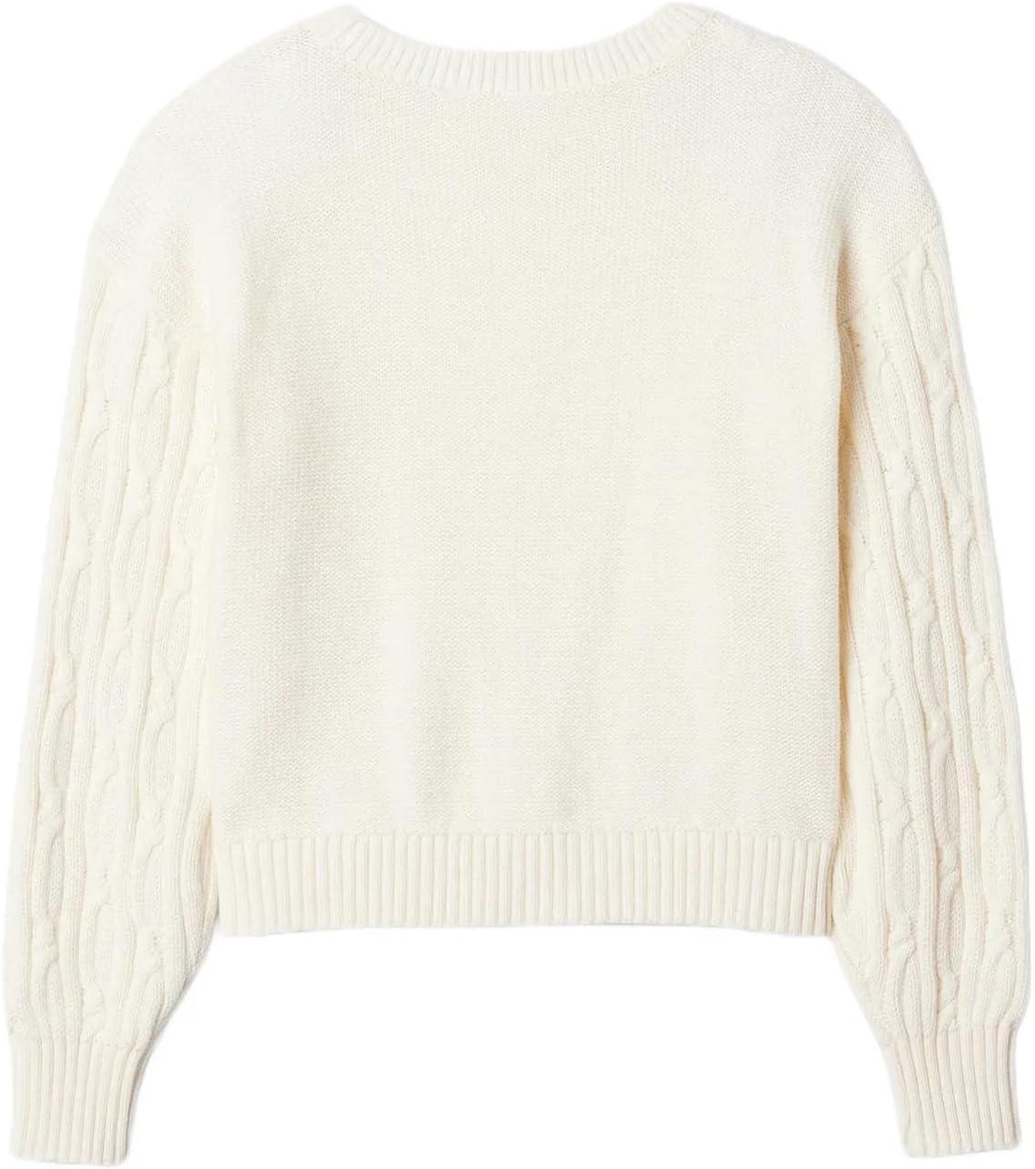 Gap Girls' Cable Crewneck Sweater