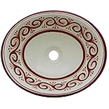 Talavera Mexican Handmade Ceramic Hand Painted Bathroom Sink 67