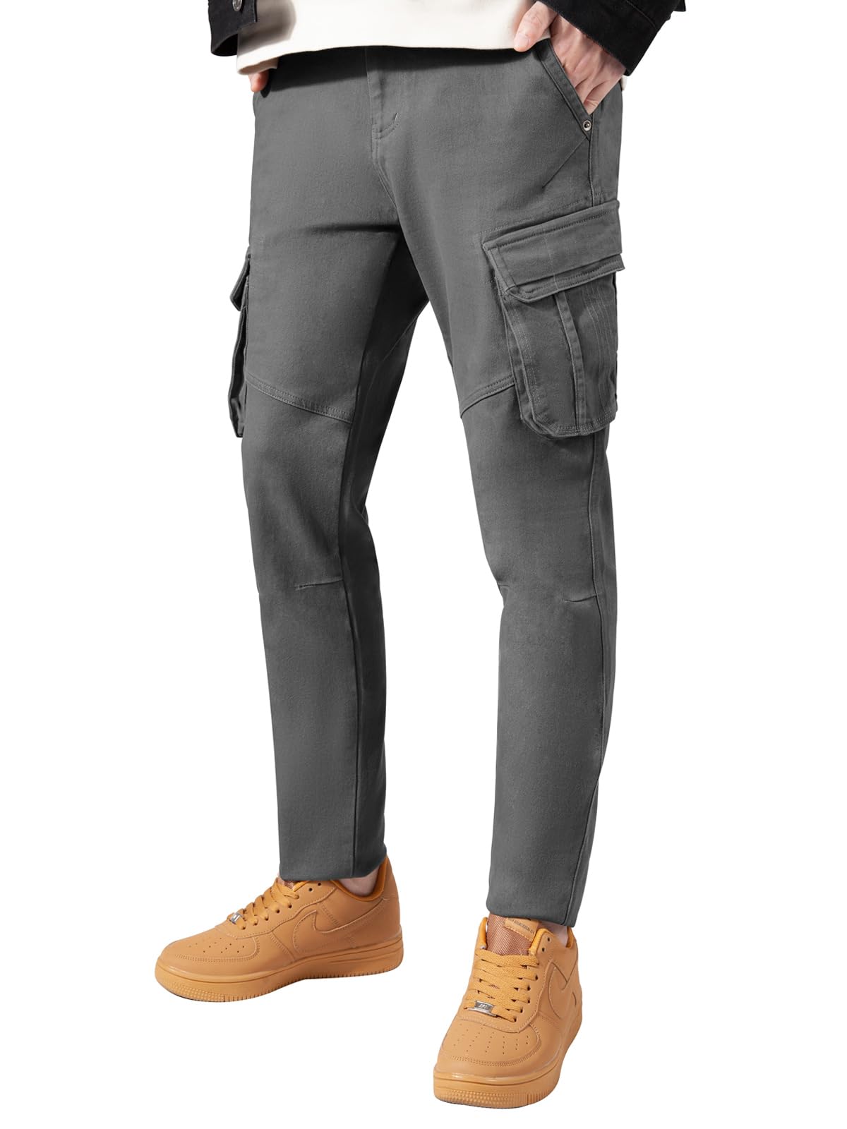 Jeans Couture Pantaloni Cargo Uomo Pantaloni da Lavoro Uomo Cargo Moto Invernali Impermeabili Uomo Pantaloni