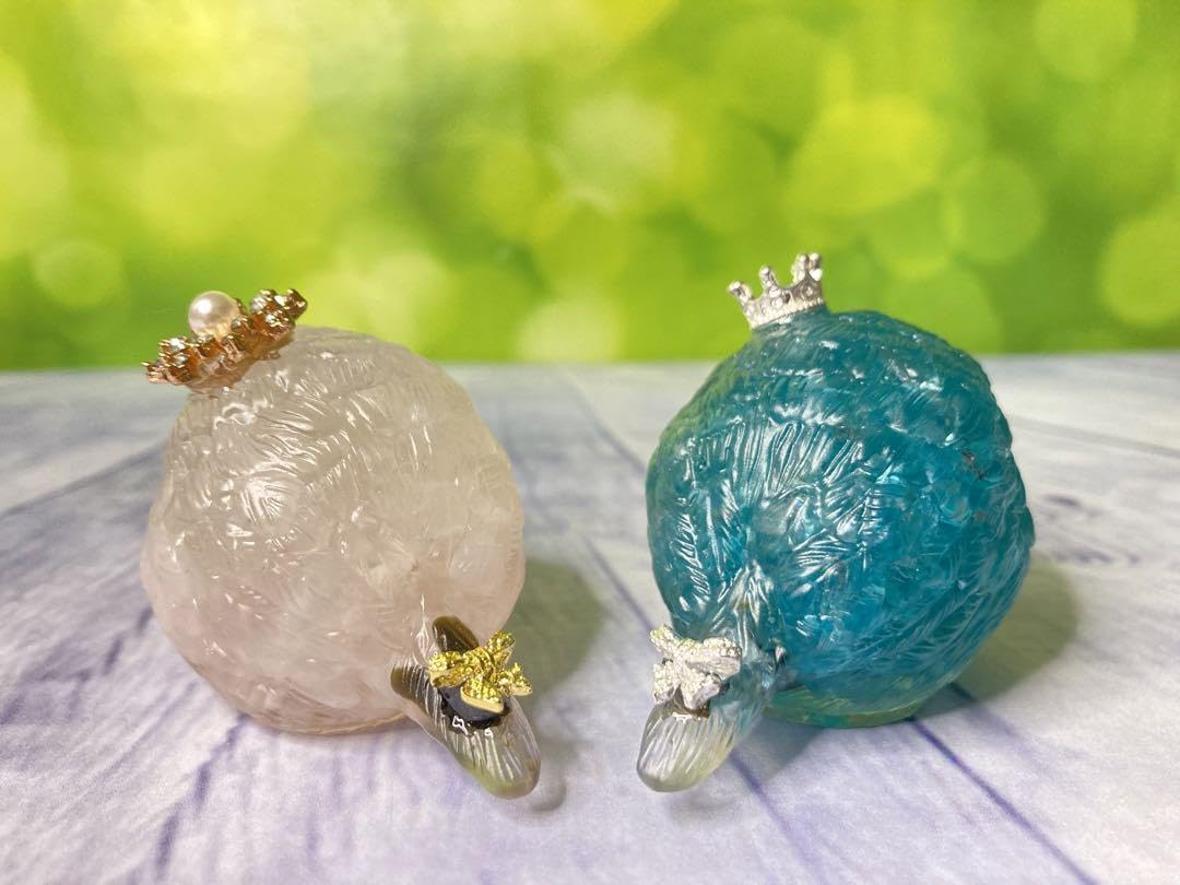 隕石限定品最強欲しいものを手に入れ富を築く太針シマエナガオルゴナイト オルゴナイト 地球玉 立体・オブジェ masamin 通販 19377998