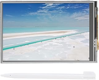 Tela de 3,5 Polegadas, Tela de Toque Resistiva TFT, Monitor de Toque Resistivo 480x320 4B Com Caneta de Toque Resistiva Adequada para Raspberry Pi 3B+
