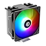 ID-COOLING SE-214-XT ARGB CPU Cooler 4 Heatpipes CPU Air Cooler ARGB Light Sync with Motherboard(5V 3-PIN Connector) CPU Fan for Intel/AMD, LGA 1700 Compatible