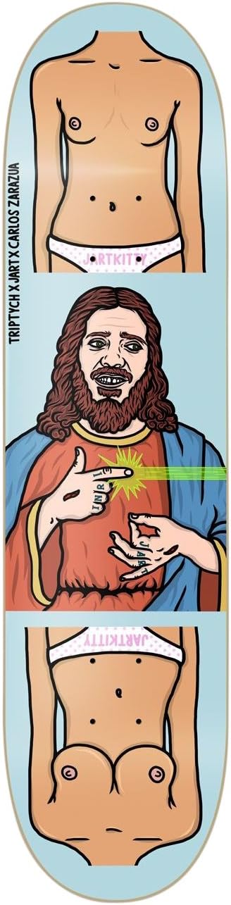 Jart Triptych 7.87 SHC Carlos NEIRA Deck, Skateboard Unisex – Adult, Multicoloured, One Size