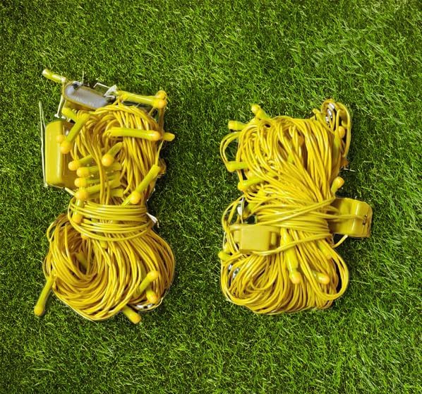 MIKKA ENTERPRISES Diwali Led Pixel Lights for Home/Office/Christmas Decoration, Yellow Colour Light | 35 Feet | Copper (Yellow)