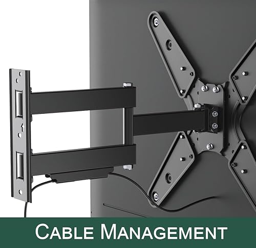 Miniatura 7 de ynVISION.DESIGN Soporte de pared articulado para TV resistente a la intemperie para exteriores compatible con Samsung Terrace y más  televisores de