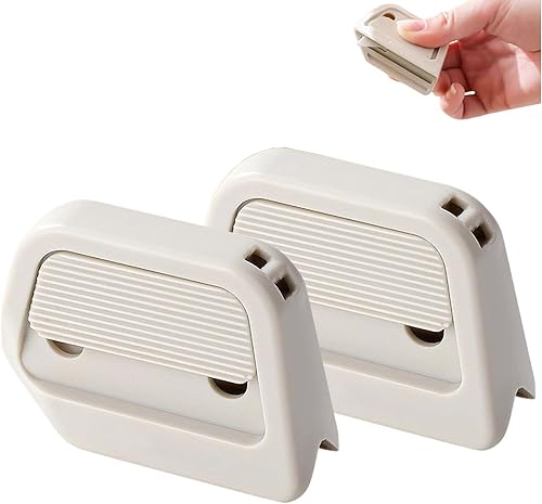 2 cuchillos utilitarios de retrotracción automática mejorados, cortador magnético retráctil con cuchillas de cerámica de seguridad y ranura en