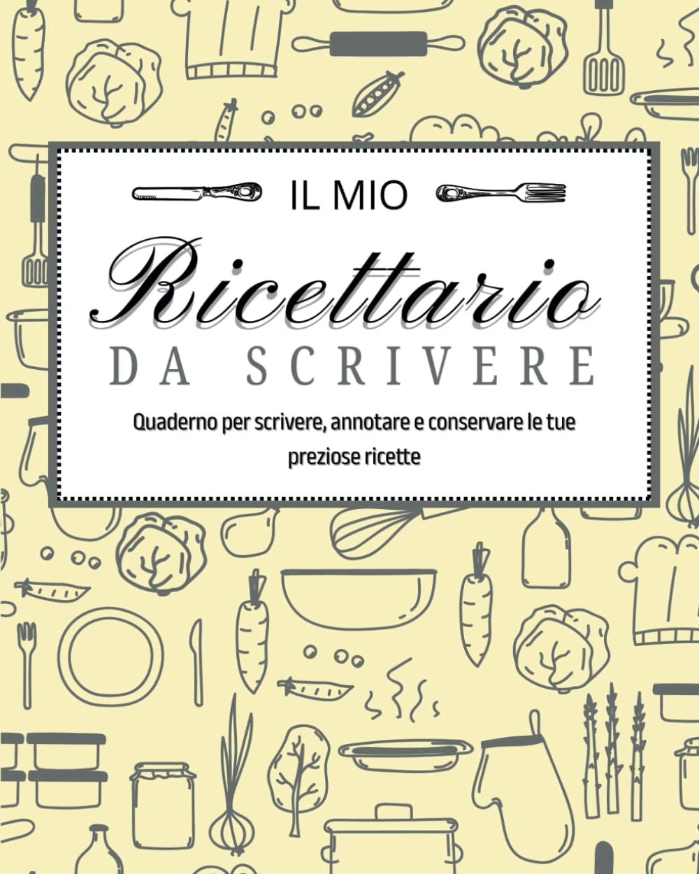 Kunterbuntspecht Ricettario Da Scrivere Fai Da Te | Libro Ricette Preferite Formato A5 | Copertina Rigida Pratica - 2
