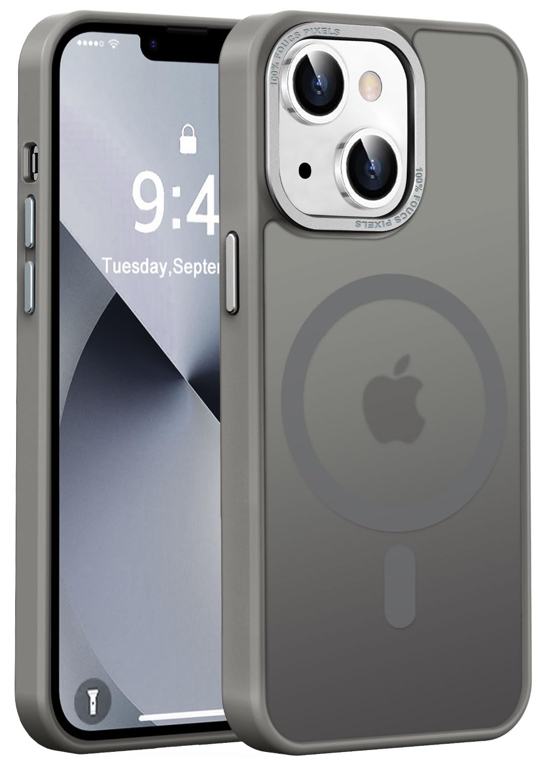 Newfuture Strong Magnetic Compatible with iPhone 17 Pro Case [13 FT Military Drop Protection] [Compatible with Magsafe] Slim Translucent Matte Shockproof with Anti-Fingerprint Phone Case, Tender Pink — view 60
